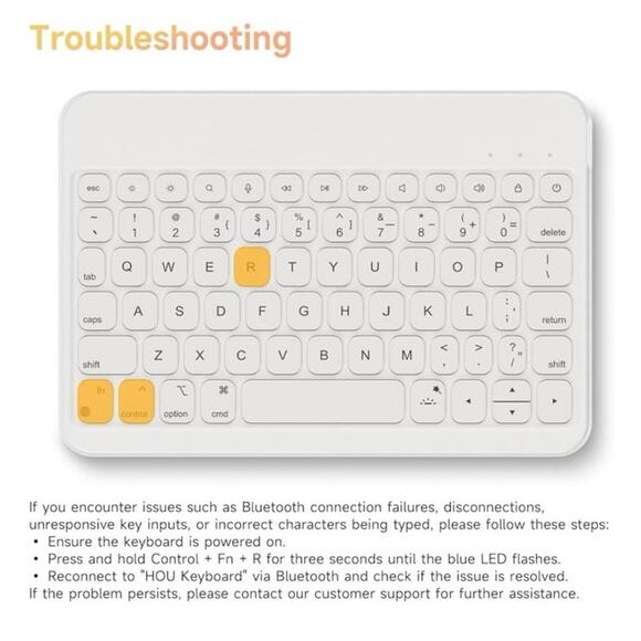 HOU NIB Keyboard Case iPad Mini 6/7 - Picture 2 of 13